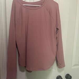 All in Motion Mauve Long Sleeve Top